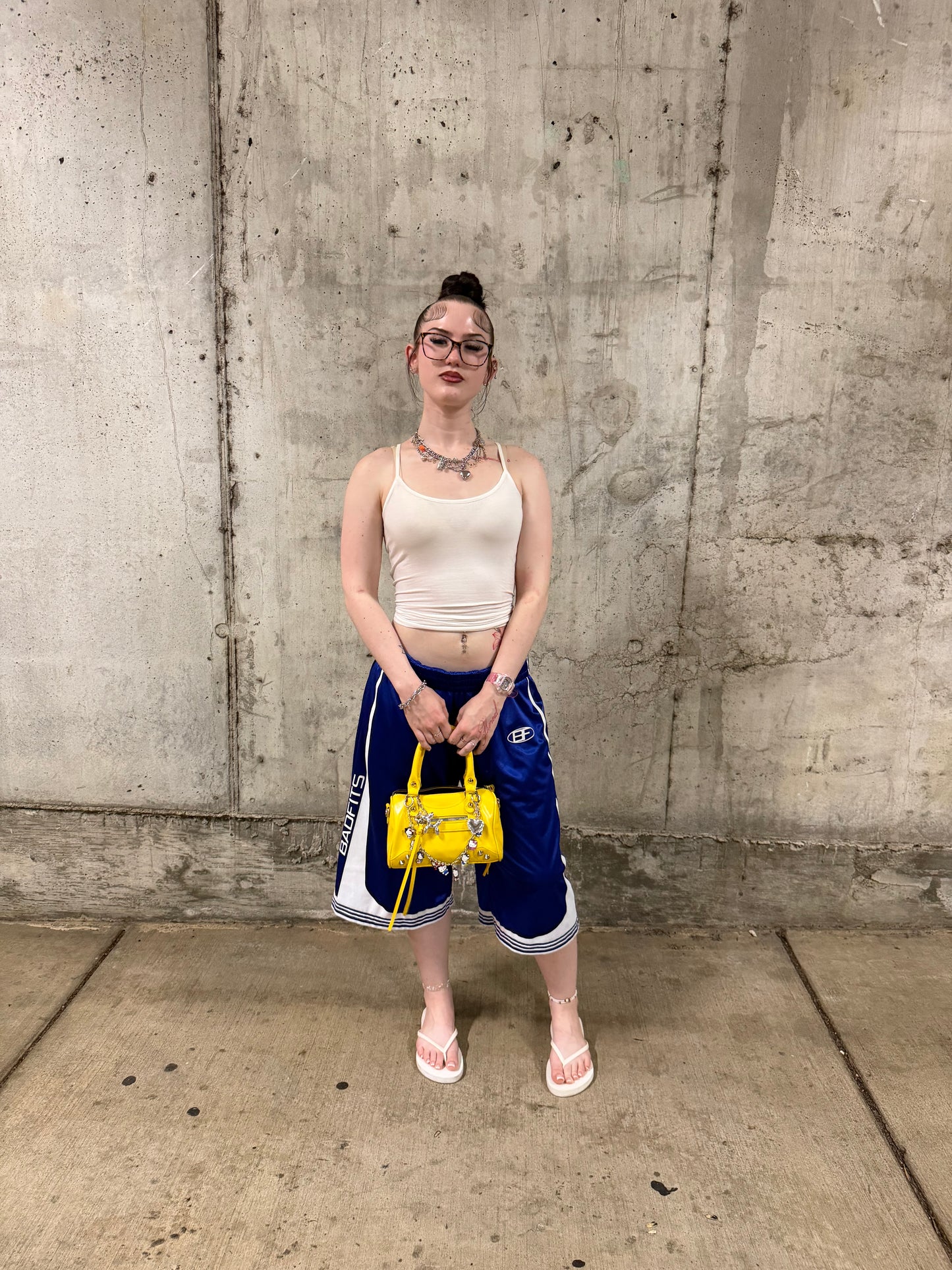 blueberry basketball shorts
